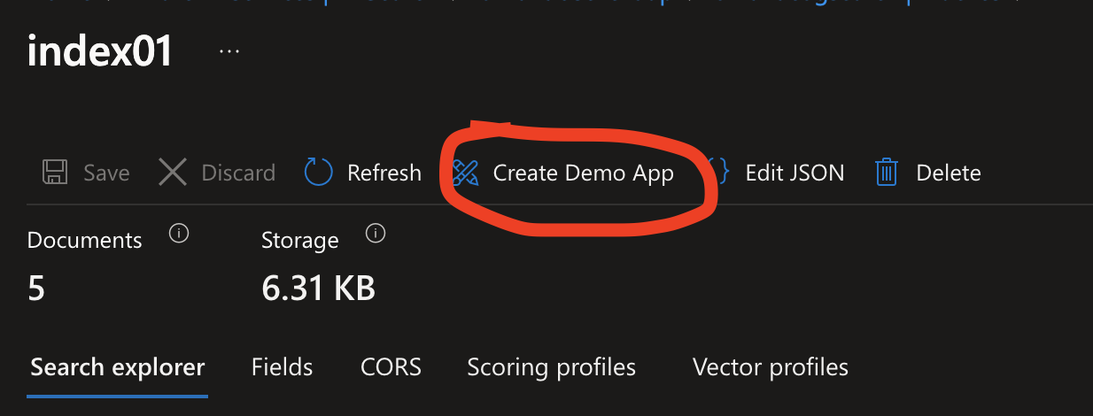 Create Demo App